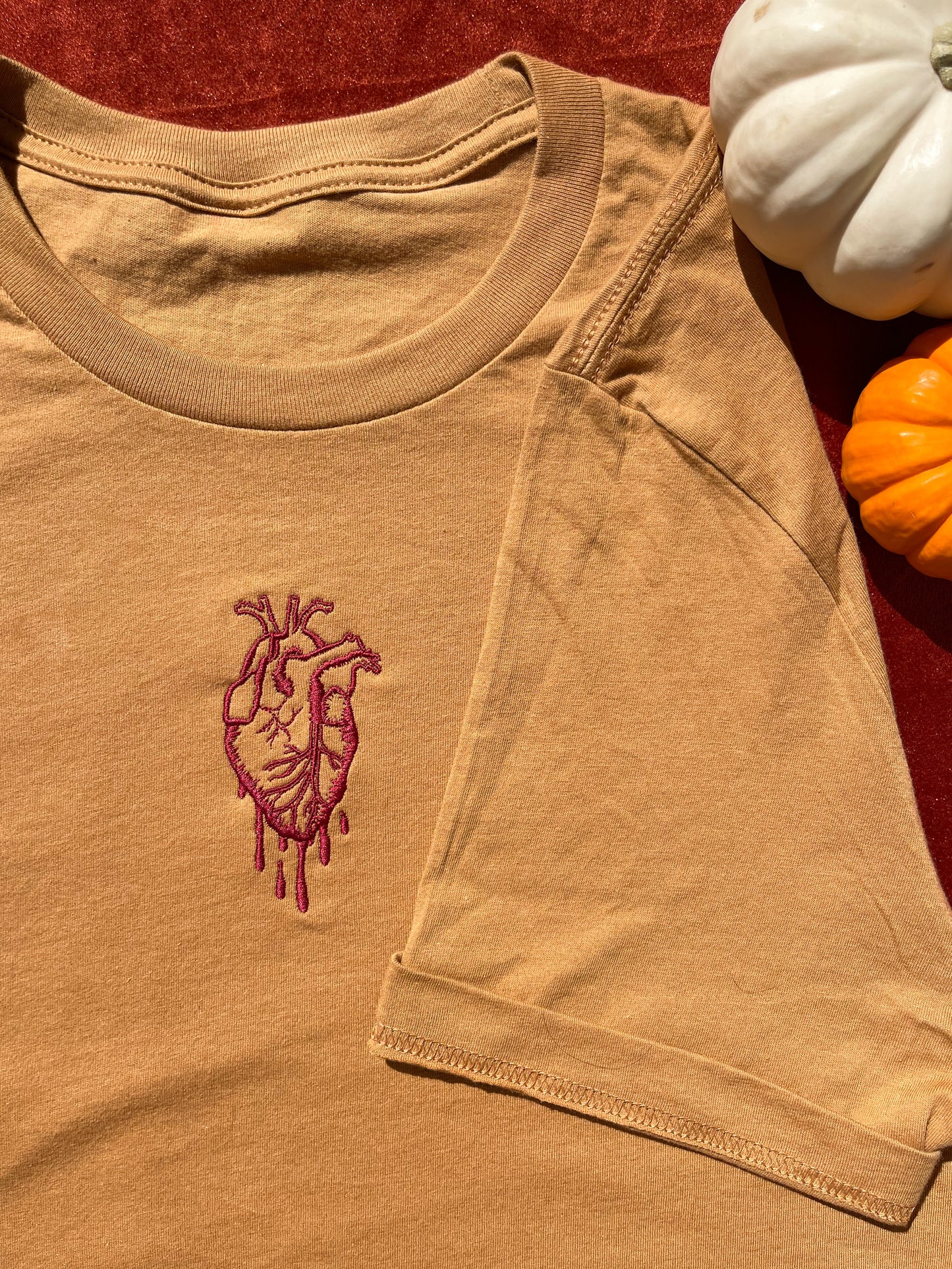 bleeding heart t-shirt (embroidered!)